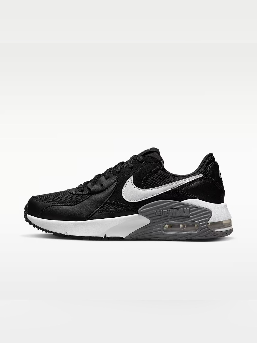 Nike Men's Black and White Low-Top Athletic Sneakers good condition